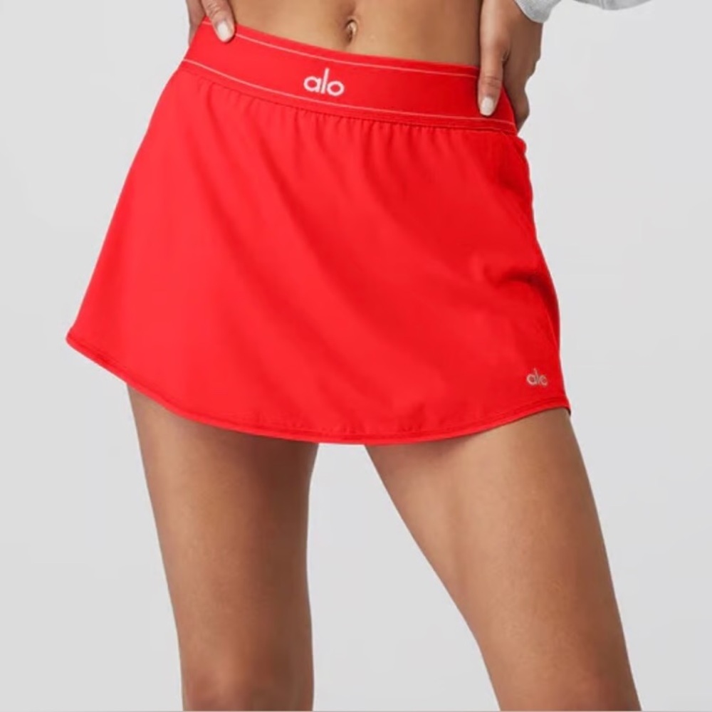 ALO Yoga red match point skirt - Picture 4 of 4